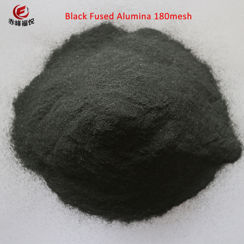 Sand Blast Media Abrasive Raw Materials Black Fused Alumina/ Black Aluminum Oxide With Low Price