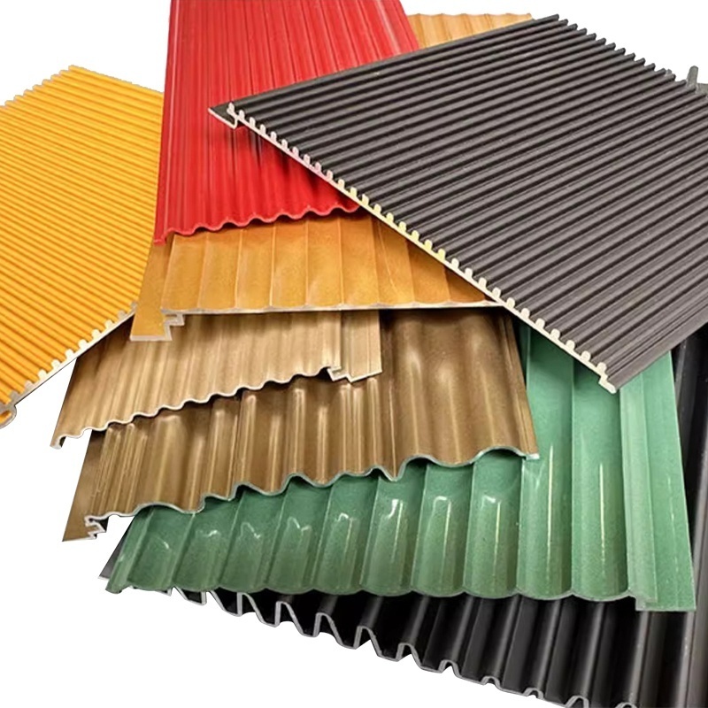 3D Wall Panel Arc Door Head Wave Board Corrugated Aluminum Profile Cladding For Decorations