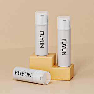 Fuyun Custom Foam Dispenser Bottle 100ml 120ml 150ml PET Face Cleanser Liquid Foaming Mousse Pump Bottle White Foam Bottle