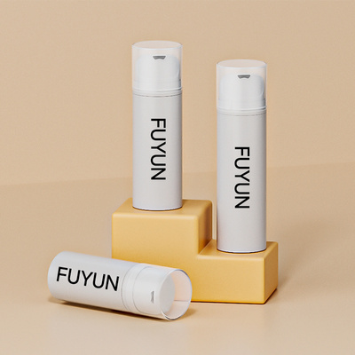 Fuyun Custom Foam Dispenser Bottle 100ml 120ml 150ml PET Face Cleanser Liquid Foaming Mousse Pump Bottle White Foam Bottle