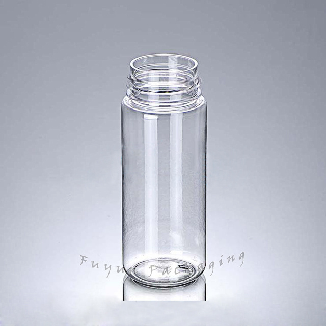 Fuyun 150ml cosmetic clear pet plastic pump foam spray bottle for face cleanser