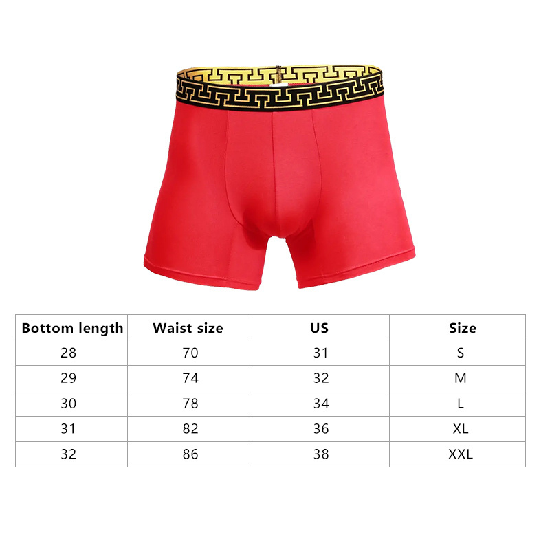 European size Newest underwear print boys favorite man cotton boxer shorts underpants