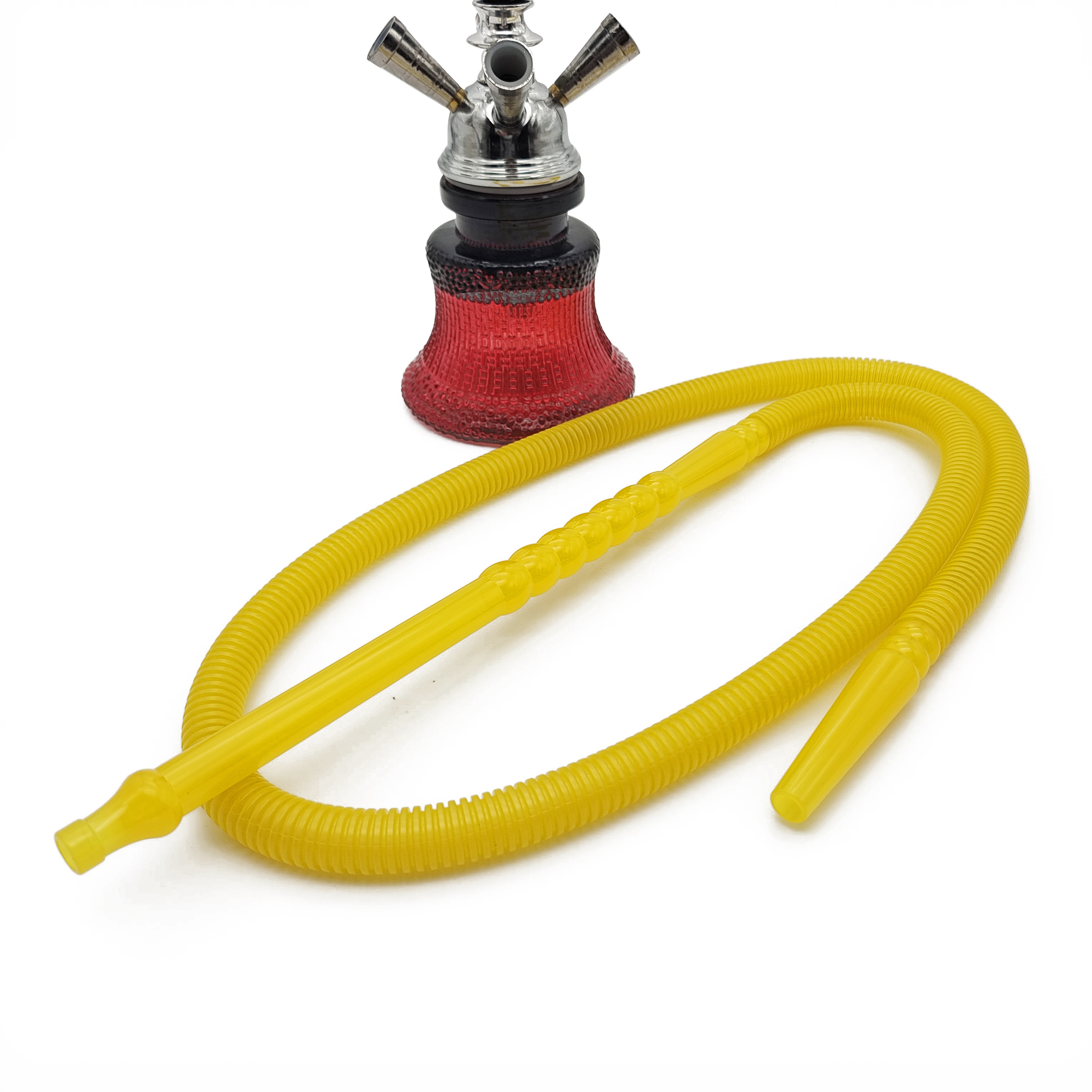 Factory direct 1.5m or 1.8m colorful plastic disposable shisha hose pipe hookah hose