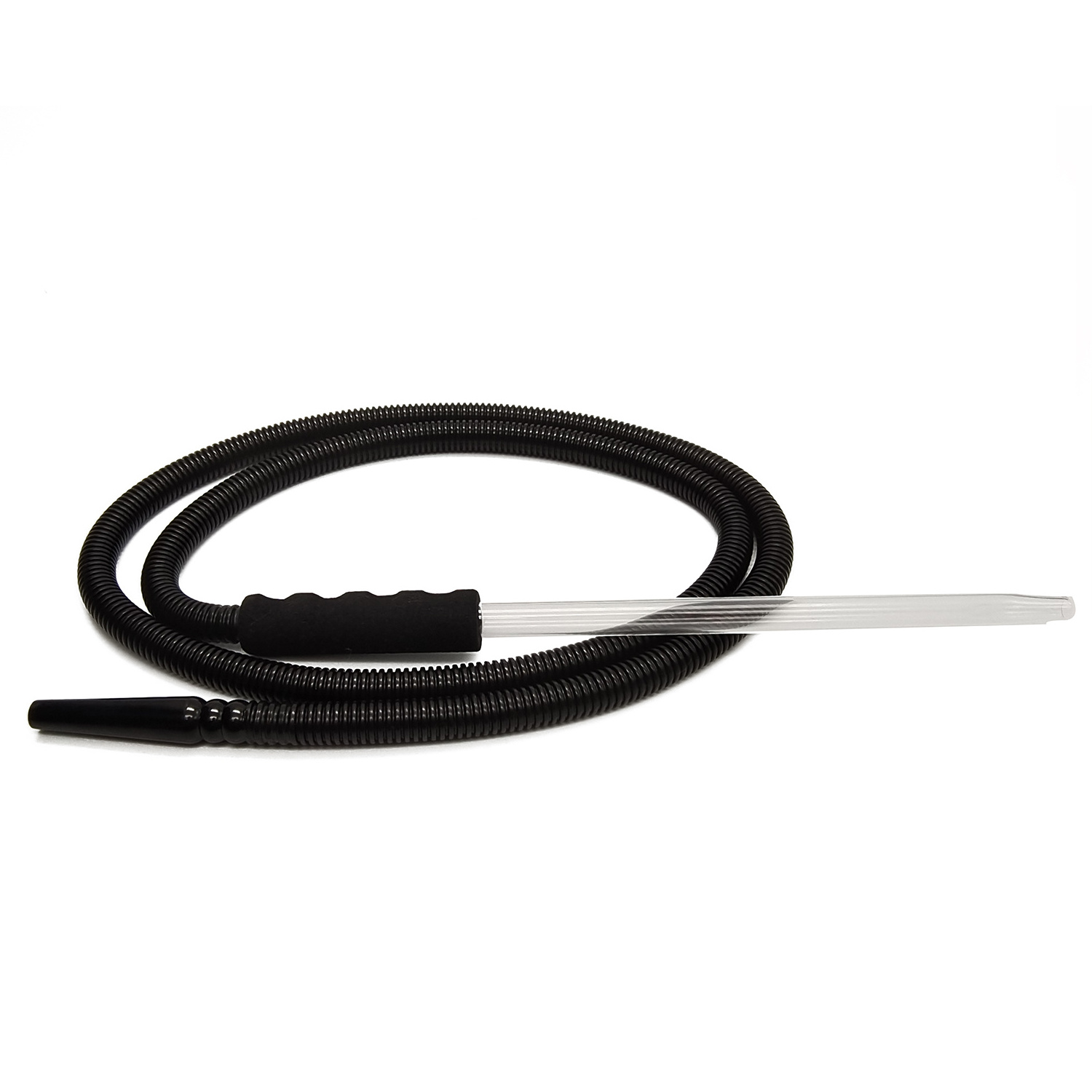 Portable shisha pipe 1.5m/1.8m glass handle hookah  pipe Disposable hose hookah wholesale disposable hookah hose