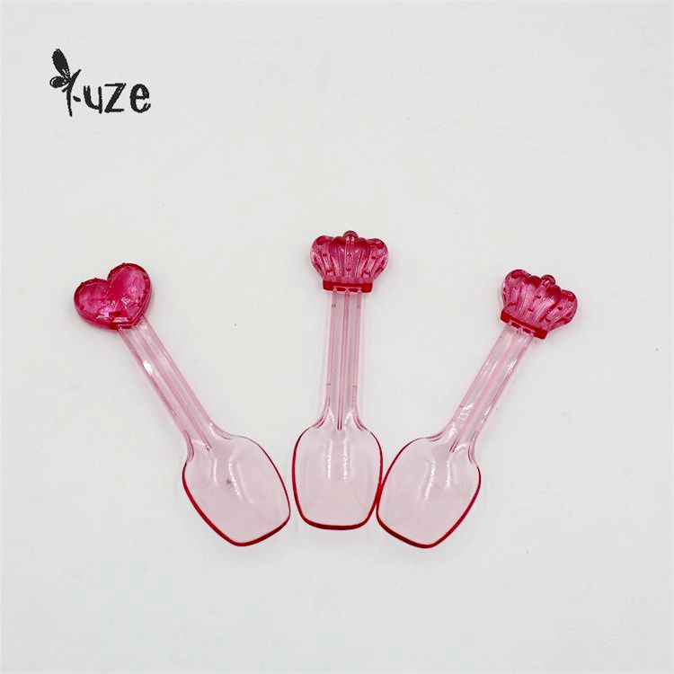 Promotion Colorful Baby Mini Plastic Spoon PS Scoop for Ice Cream