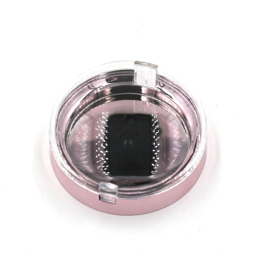 Round Empty Single Well Plastic ABS for  Eye shadow Compact Powder Case Empty Box for Makeup Packaging