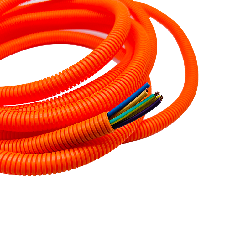 Plastic Bellows Nylon PP Waterproof Flame Retardant Threaded Cable Wire Protection Sleeve Hose