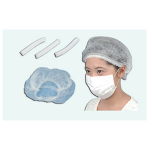 Cheap Non Woven Medical Bouffant Cap Elastic Disposable Cap Surgical Nurse Mob Caps