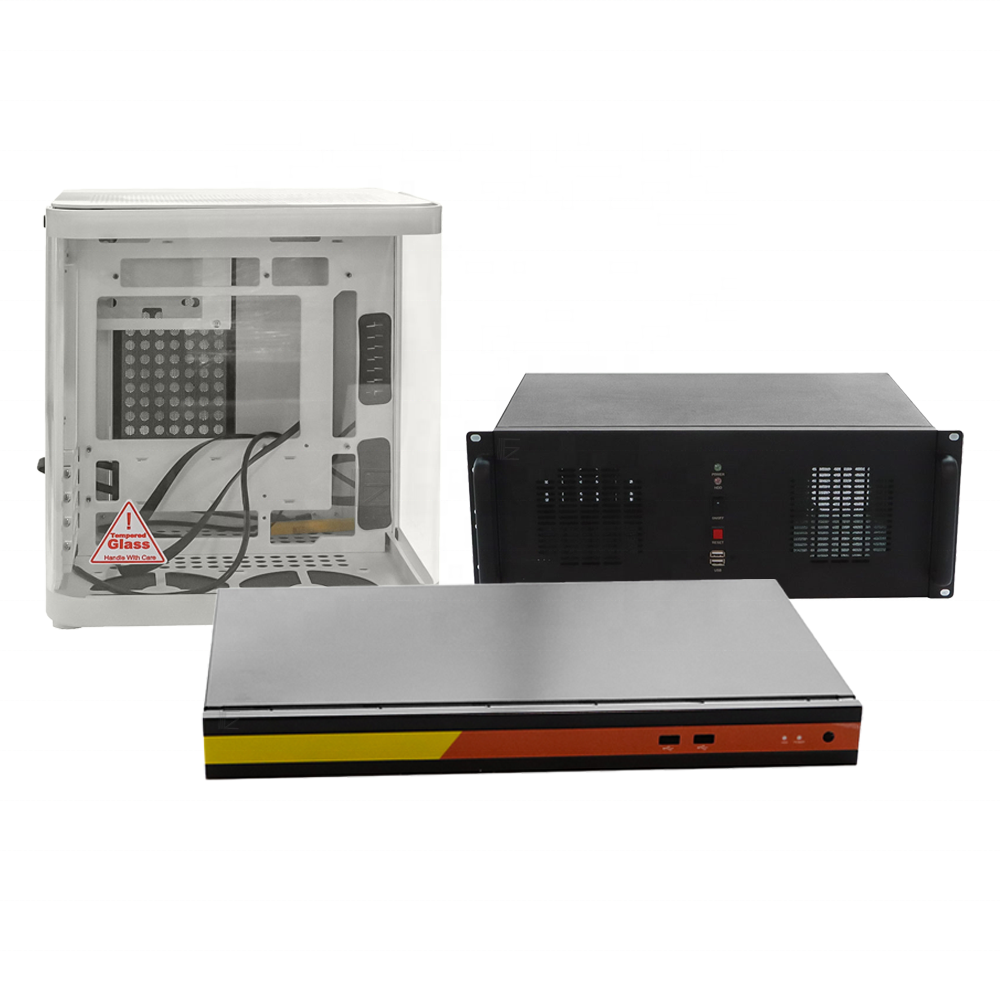 ODM OEM custom silk screen aluminum steel precision 1u 2u 3u server chassis aluminum case for pc