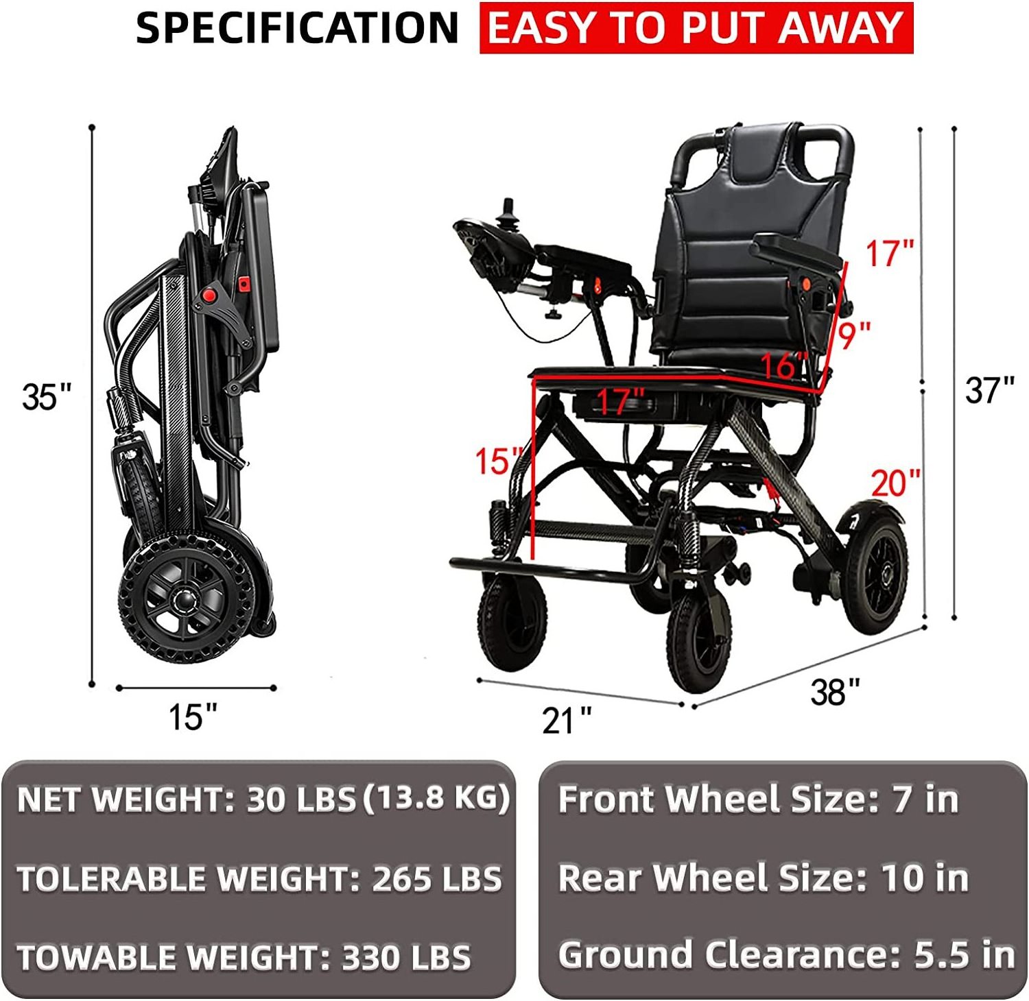 UZYW-01Electric Patient Transfer Lift Commode Toilet Bath Chair with wheels for Disabled Elderly Moving Wheelchair