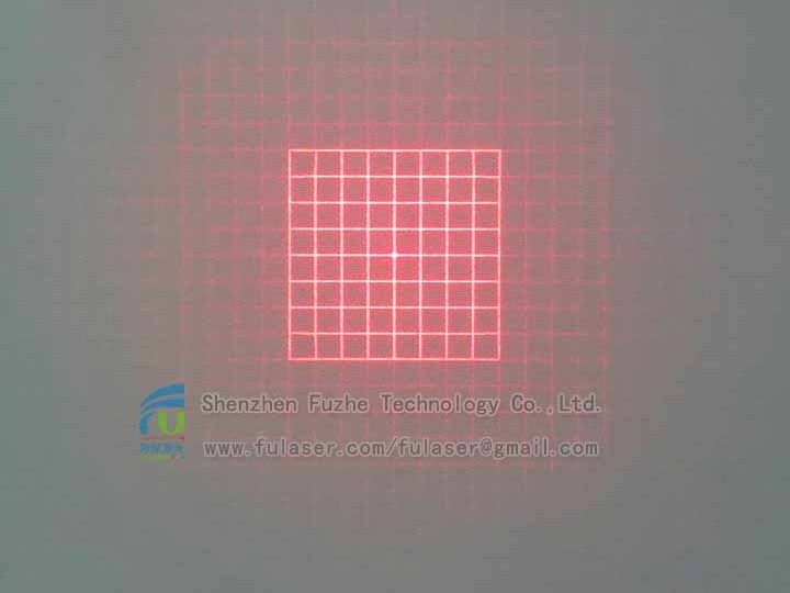 FU650GZ100-GD16 640-660nm <1mw square net lattices Pattern Generators Structured Light Measuring Shapes Using the Laser Grid.