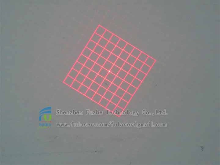 FU650GZ100-GD16 640-660nm <1mw square net lattices Pattern Generators Structured Light Measuring Shapes Using the Laser Grid.