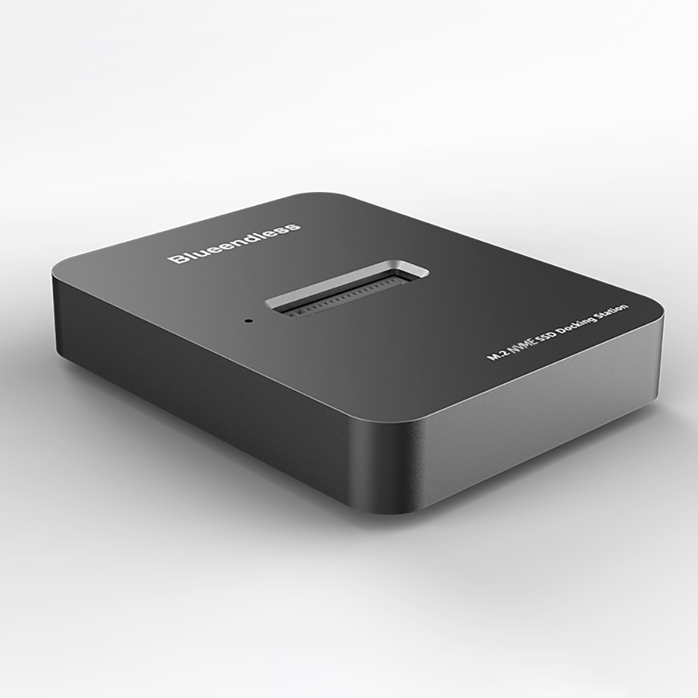 Aluminium M.2 Dock Dual Ssd NVMe Docking Station Usb 3.1 Support Ssd M Key Offline Clone M.2 Sata Ssd Docking Station