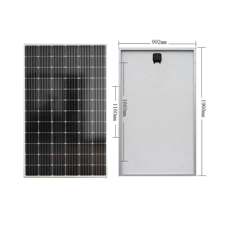 Dongsun solar monocrystalline high efficiency mono 350w price per watt solar panel with tuv ce iec certificate