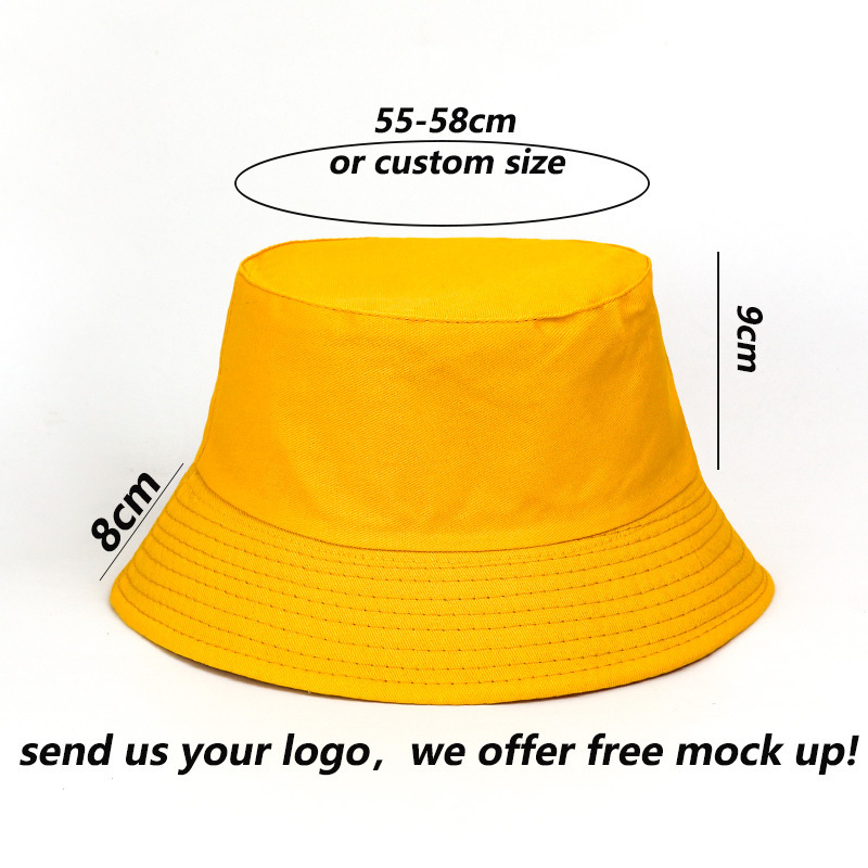 Bulk outdoor sun protect kids and adult plain bucket caps custom print sublimation embroidered white Woven bucket hat