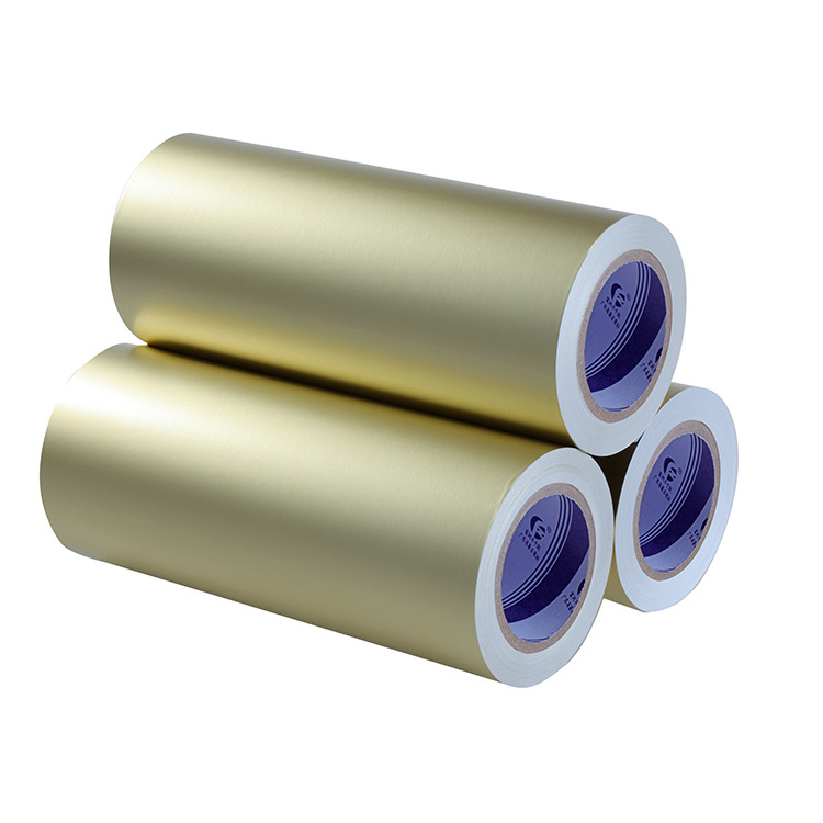 Self-Adhesive Golden Aluminium foil sticker paper roll Sheets