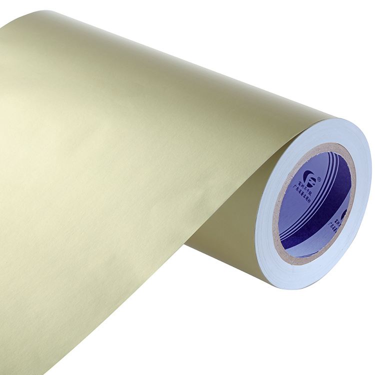 Self-Adhesive Golden Aluminium foil sticker paper roll Sheets