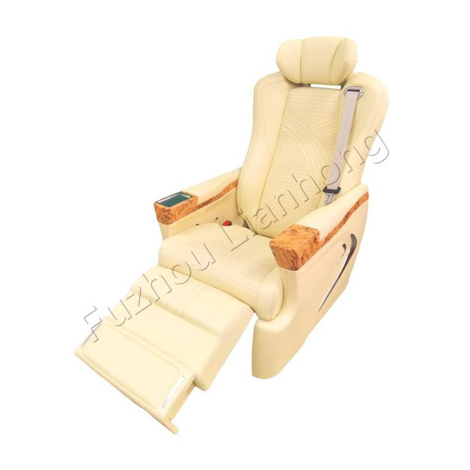 2023 popular luxury car seat with 3-sections legrest mechanism for sale