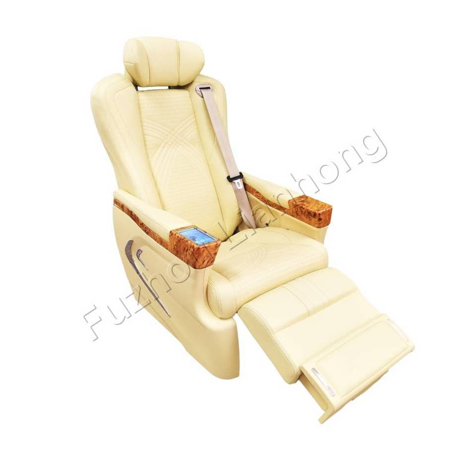 2023 popular luxury car seat with 3-sections legrest mechanism for sale