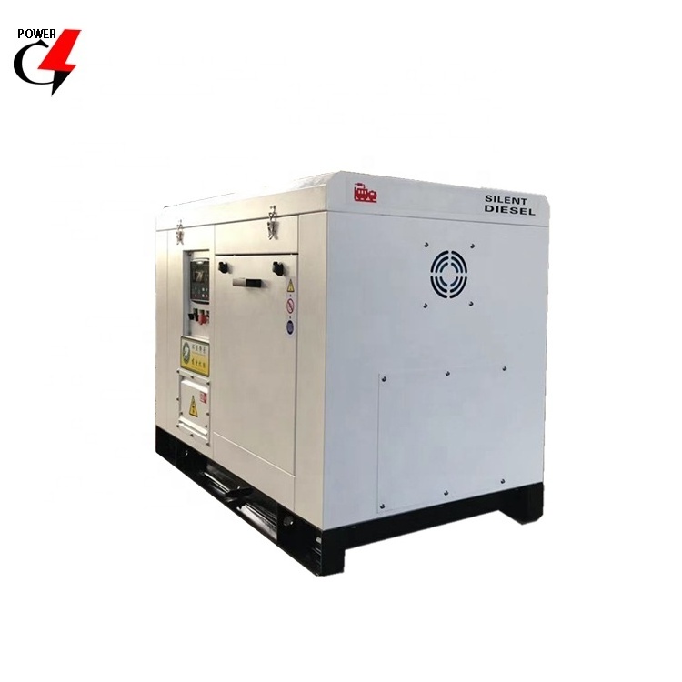 sea water cooled small mini soundproof diesel portable used marine generator sets 25kw silent fisher panda for boat  yacht