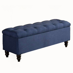 Home Decor Stores Gray Velvet Long Bench Seating And Storage