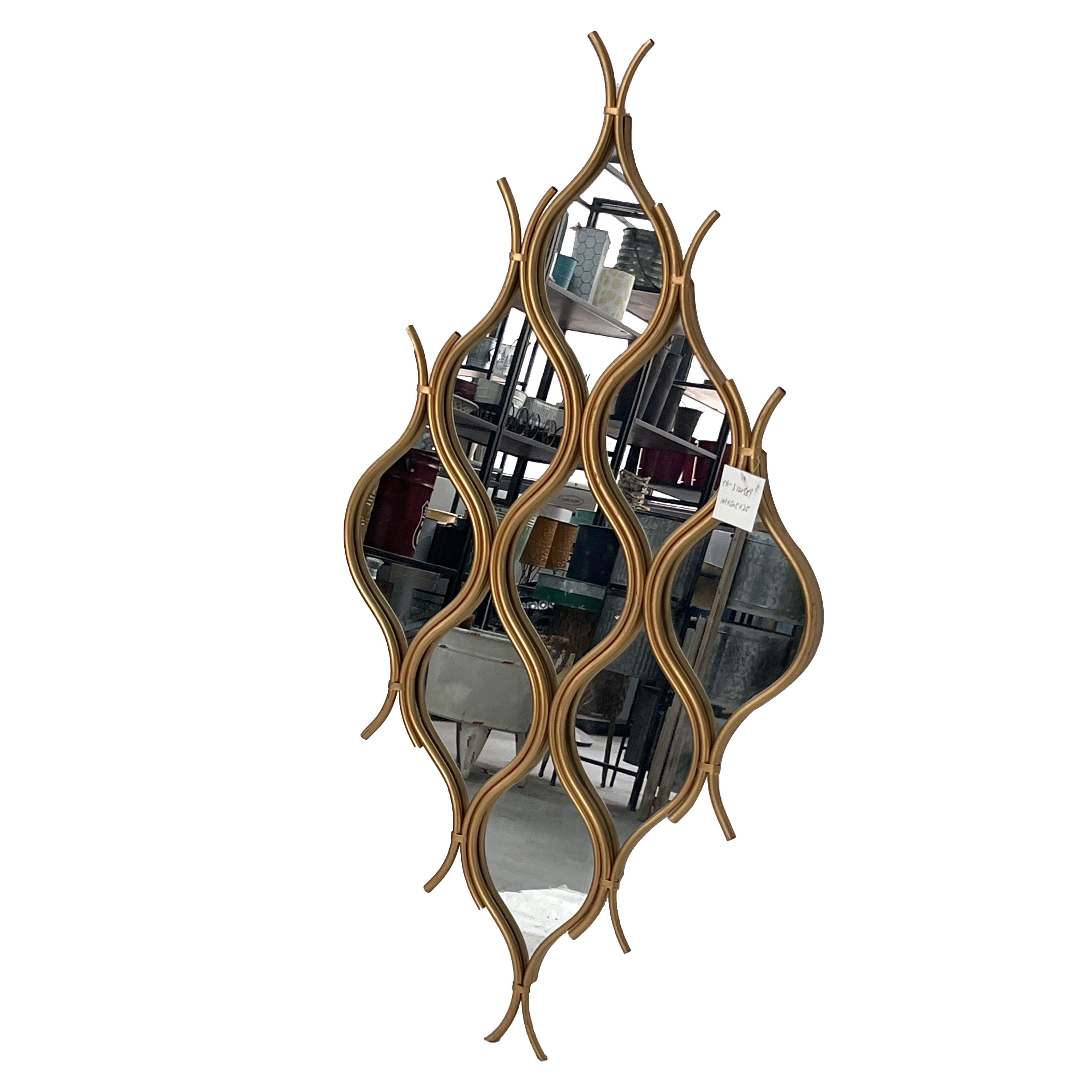 Water Drop Dressing Mirror Home Decoration Makeup Mirror Light Luxury Home Bedroom Decorative Mirror