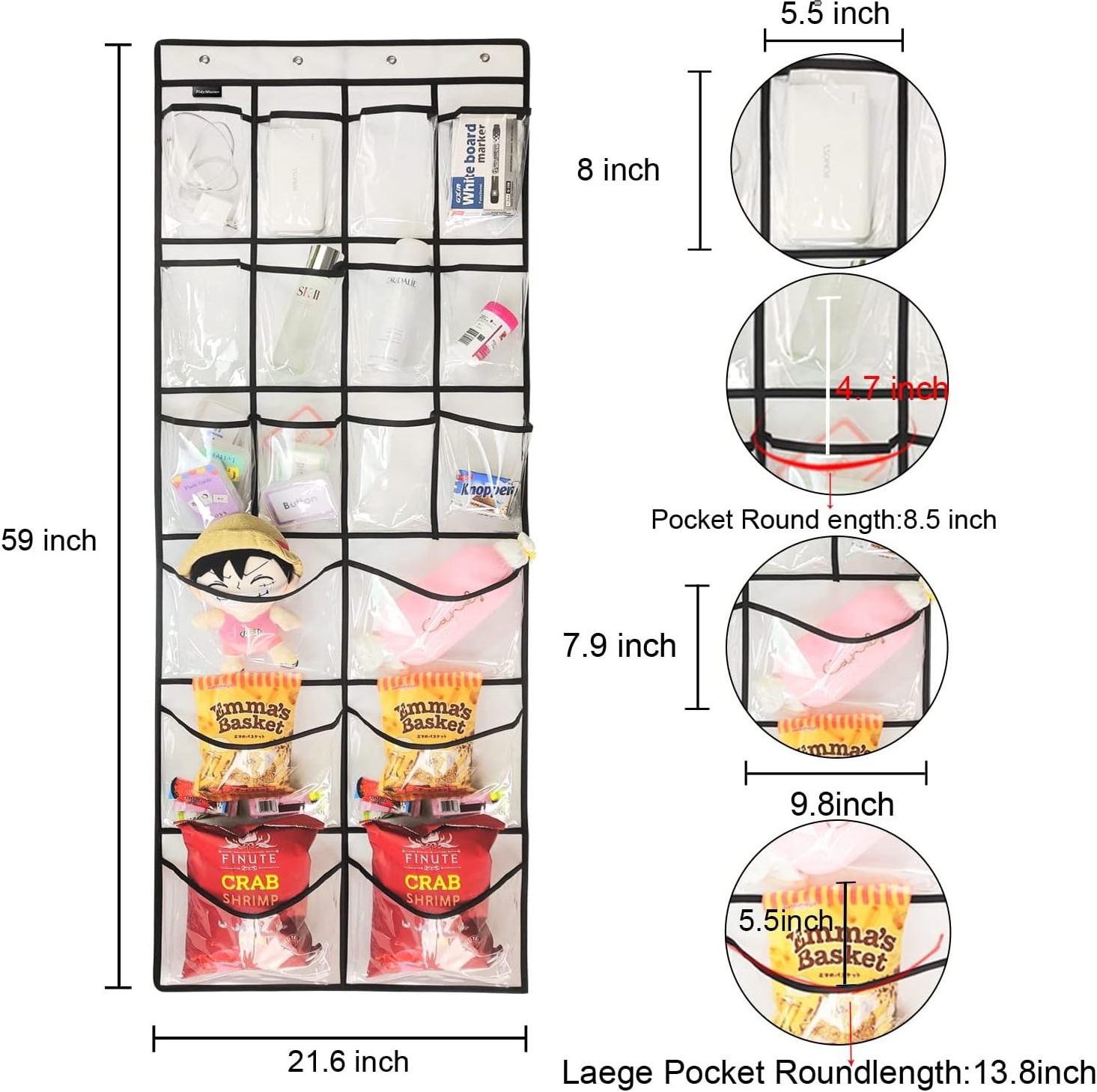 over the Door Shoe Organizer 24 Large Hanging Shoe Organizer Mesh Pockets Closet Hanging Shoe Rack Holder Hanger