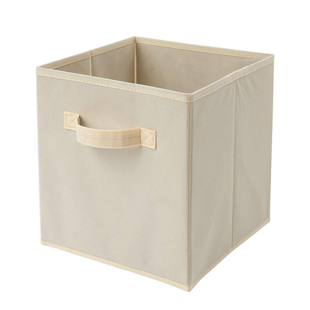 Home Shelf Basket Collapsible Storage Cubes Foldable Closet Organizers Collapsible Fabric Storage Bin Box