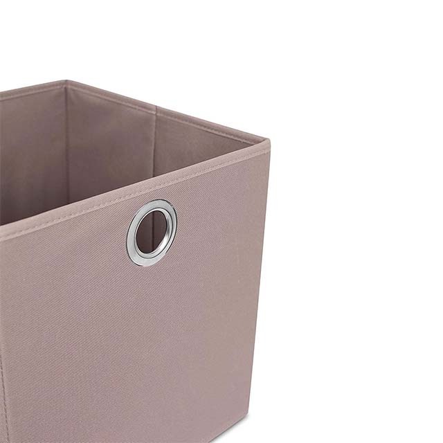 Foldable 11 Inch Cloth Storage Cube Fabric Storage Box Cubes Organizer Baskets with Dual Handles for Home Organizer