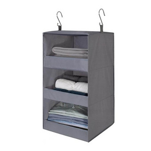 Collapsible Shelves  3-Shelf Hanging Organizer and Storage for Closet