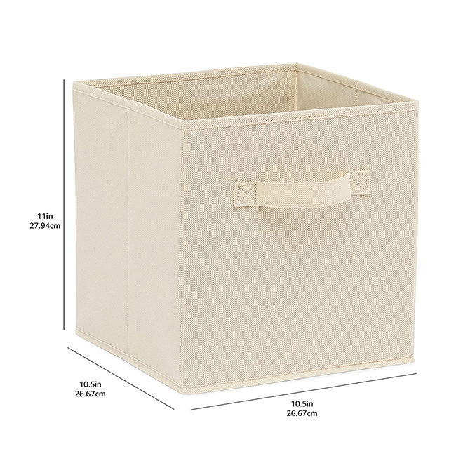 Home Shelf Basket Collapsible Storage Cubes Foldable Closet Organizers Collapsible Fabric Storage Bin Box