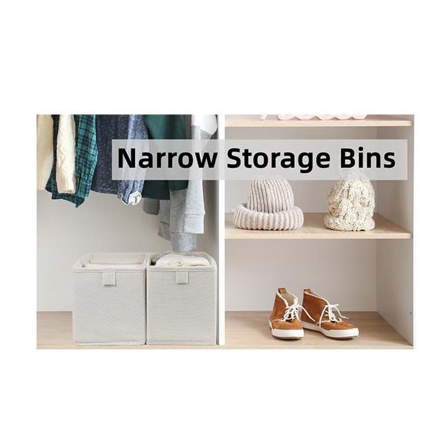 11 Inch Cloth Storage Cube Fabric Storage Box Cubes Organizer Baskets with Dual Handles for Home Organizer Set of 3