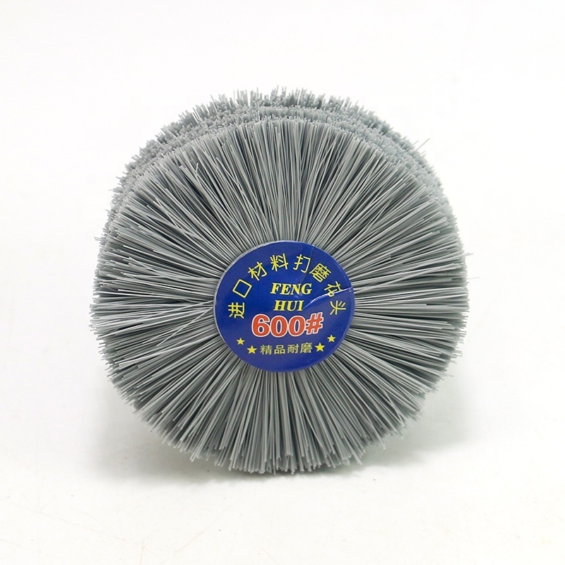 STRONG OSTRICH Nylon Buffing Abrasive Grinding Wheel Nylon Bristle Brush For Wood Furniture Mahogany Polishing