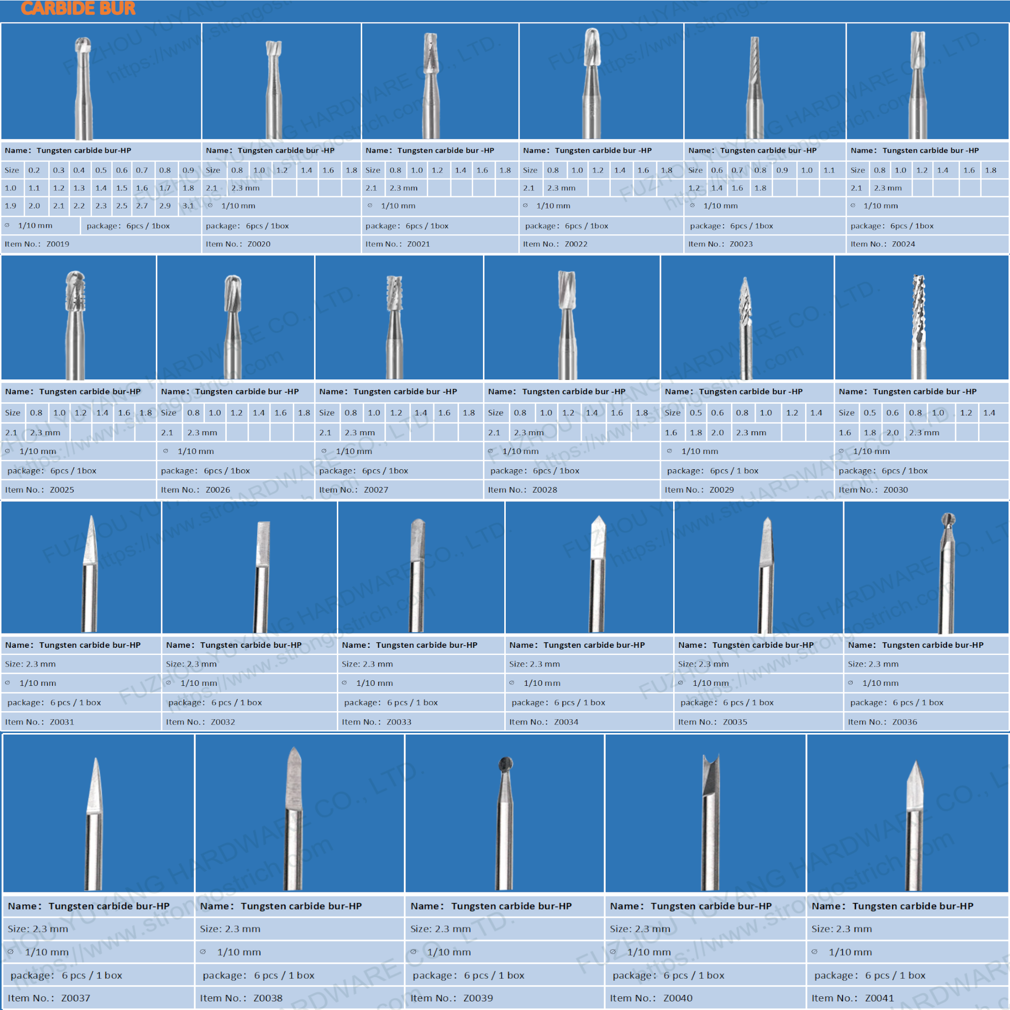 Dental Round Burs For Dental Laboratory Equipment Tool Tungsten Carbide Steel Carbide Long Shake Low Speed Round Bur