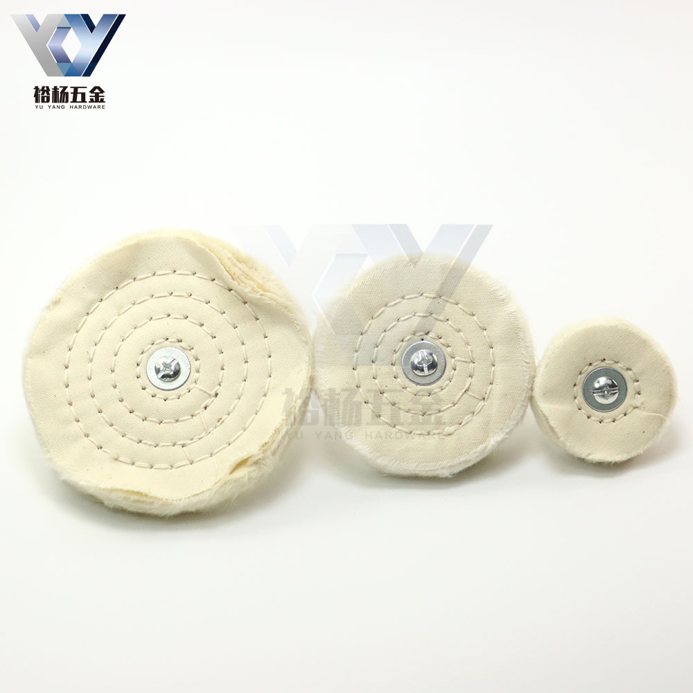 hand tool cotton buffing wheels White cottonPolishing flap wheel for Stainless Steel metal polishing Disc