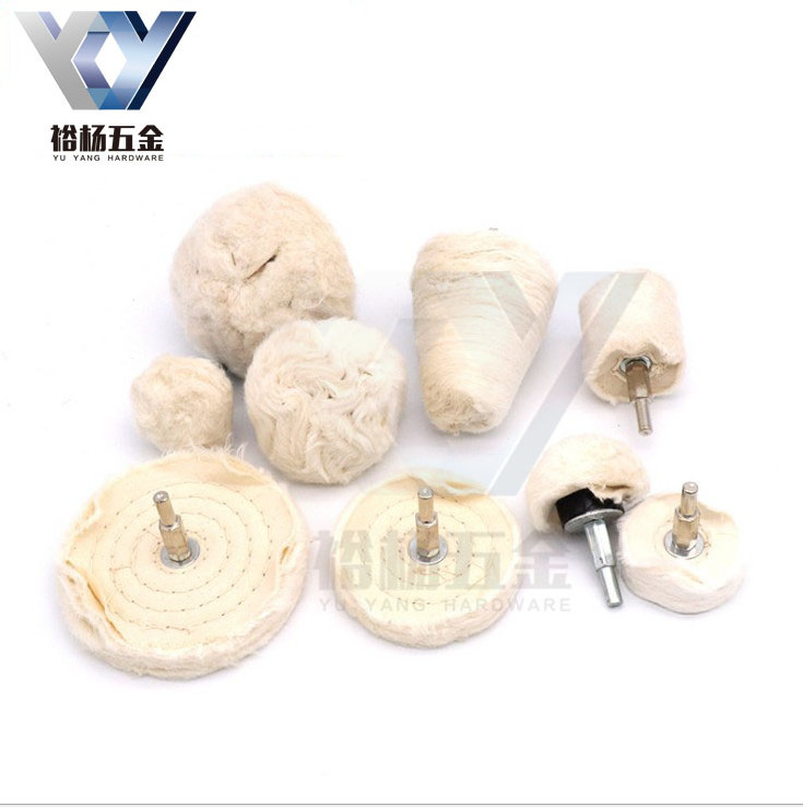 hand tool cotton buffing wheels White cottonPolishing flap wheel for Stainless Steel metal polishing Disc