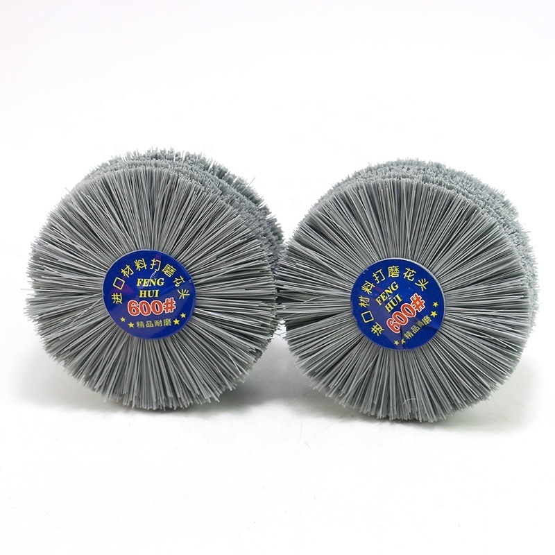 STRONG OSTRICH Nylon Buffing Abrasive Grinding Wheel Nylon Bristle Brush For Wood Furniture Mahogany Polishing