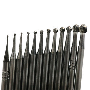 Dental Round Burs For Dental Laboratory Equipment Tool Tungsten Carbide Steel Carbide Long Shake Low Speed Round Bur