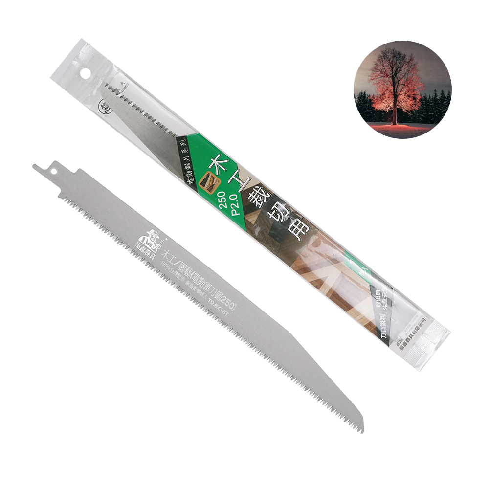 Hot selling Saw tool products Wear-resistant Sabre Saw Blades (250mm/P3.0mm) ideal for Creating a wooden sculpture base