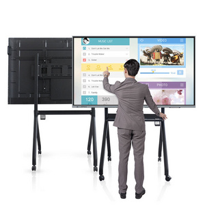 digital smart board 65" electronic interactive small electronic whiteboard high quality all in one meeting