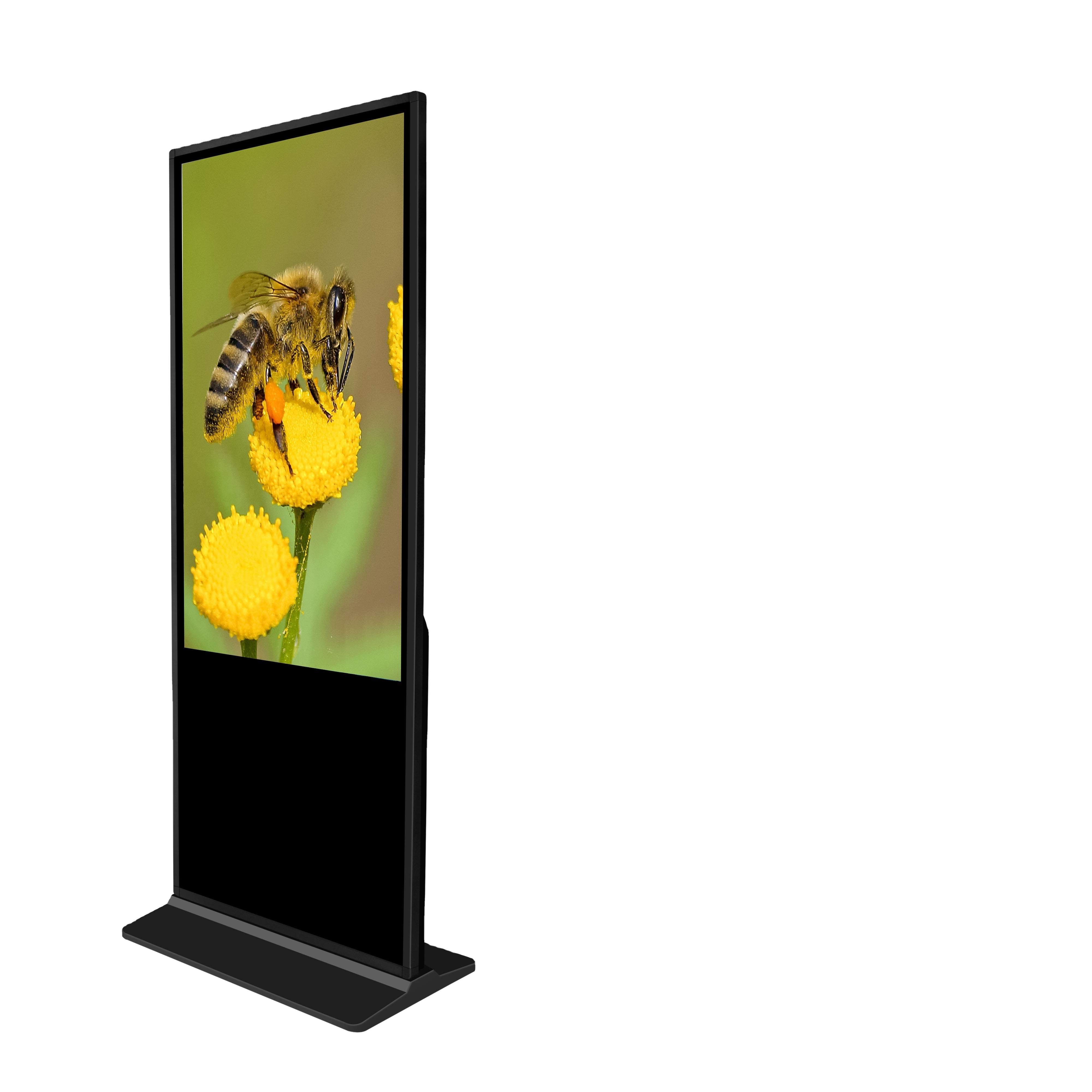 Factory direct sale vertical kiosk floor advertising custom size infrared touch screen advertising display digital signage