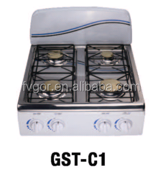 High quality stainless steel gas stove 4 burner cooker