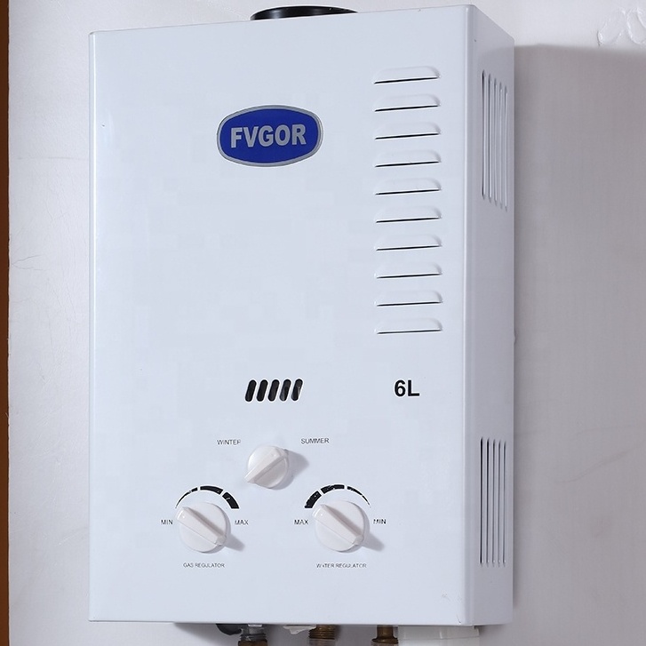 New arrival popular 6L 8L 10L 12L 16L kitchen pulse ignition geyser gas water heater wall mounted heating boiler 24 kw