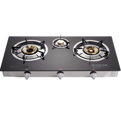 2021 new design tempered glass table gas hob 3 burner cooker 2 double  burner 3 burner stove