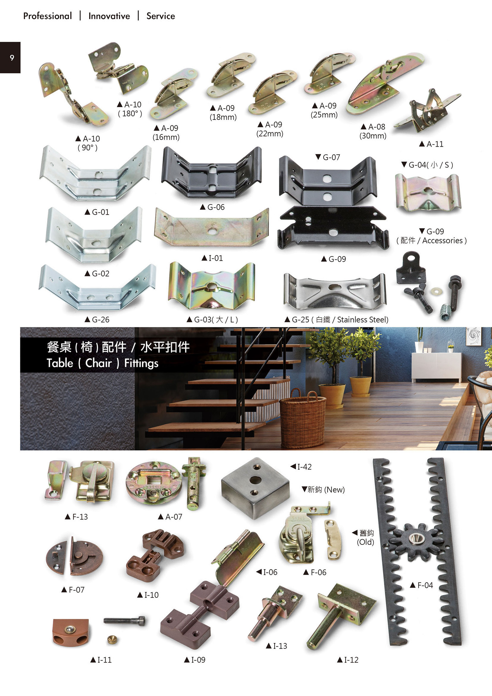 Various Type Furniture Hardware  Dining Table Hardware Accessories