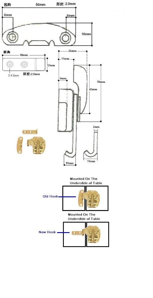 MIT	High Quality  Metal  Windows Sash Lock and Hook