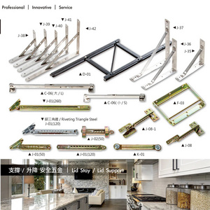 Various Type Furniture Table Desk Adjustable Angle Lid Stay Support Hinge Hardware Accessories