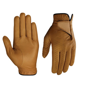 Custom Manufacturer Wholesale Men's Pakistan Cabretta Leather Golf Gloves