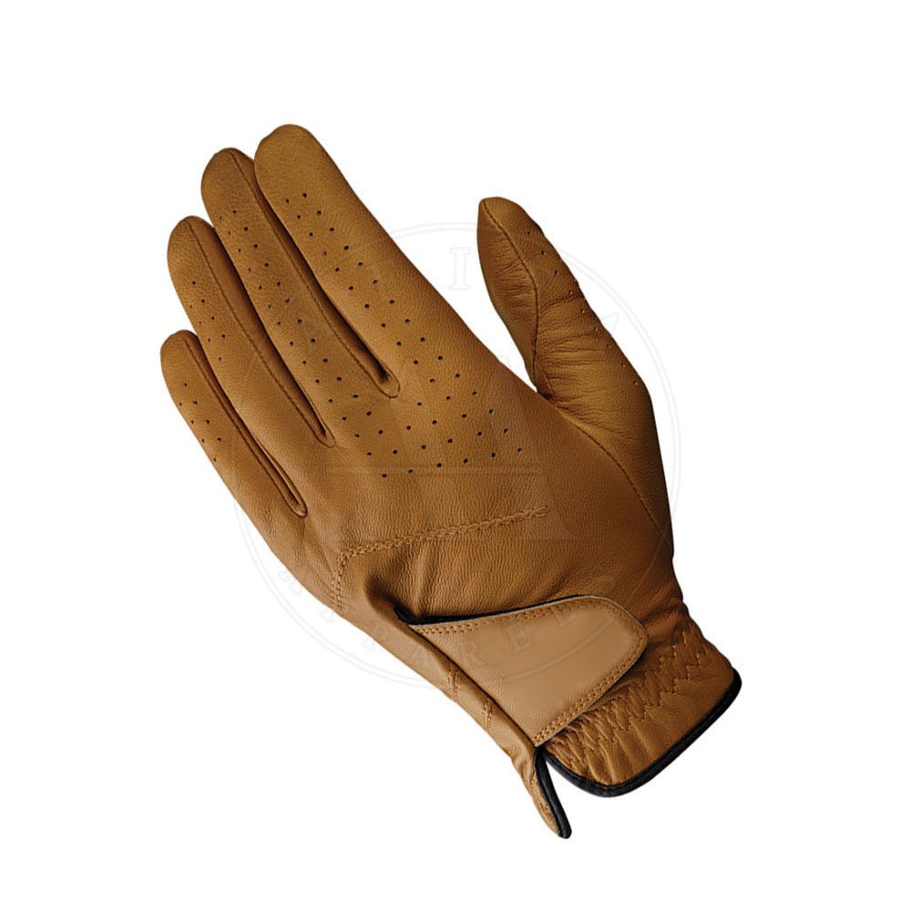 Custom Manufacturer Wholesale Men's Pakistan Cabretta Leather Golf Gloves