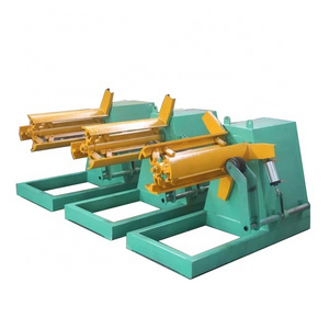 Hydraulic steel coil decoiler mandrel uncoiler machine